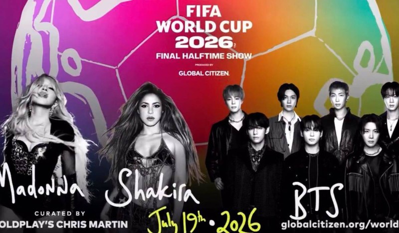 Madonna, Shakira și BTS, pe aceeași scenă la finala Cupei Mondiale. FIFA face primul show de pauză din istorie, ca la Super Bowl. Foto: FIFA / X