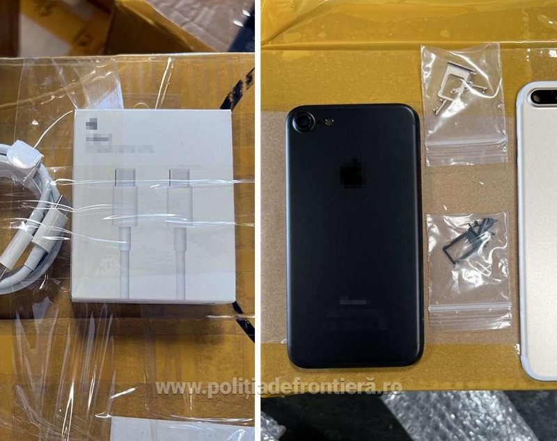 Accesorii pentru telefon contrafăcute de peste 2,8 milioane de lei, depistate în portul Constanța. De unde au fost aduse