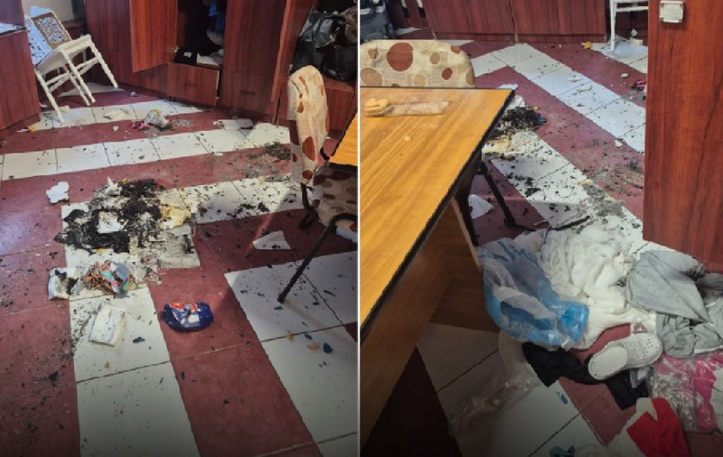 Sala de gimnastică Nadia Comăneci din Onești, vandalizată: un hoț a incendiat vestiarele | VIDEO