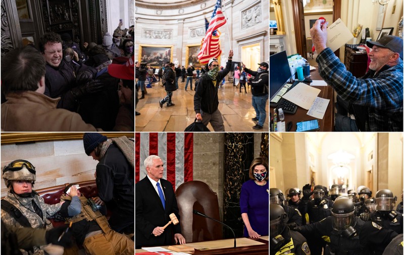 Congresul SUA a validat victoria lui Biden la președinție, după o zi haotică, zguduită de intrarea fanilor lui Trump în Capitoliu