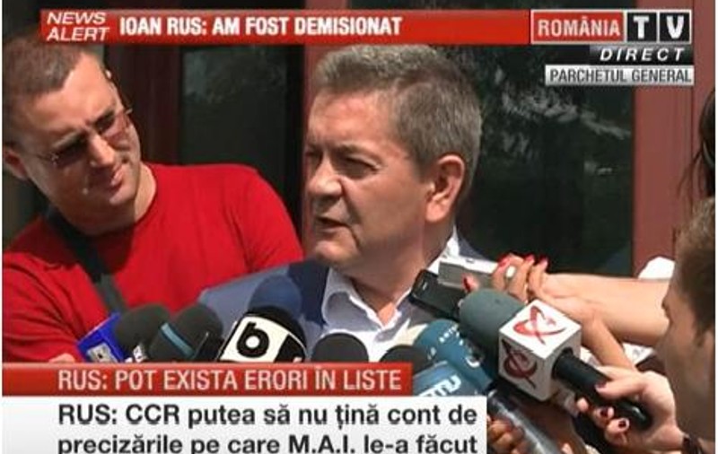 Ioan Rus, la ieșirea de la audieri în dosarul referendumului : "Iarna nu-i ca vara"