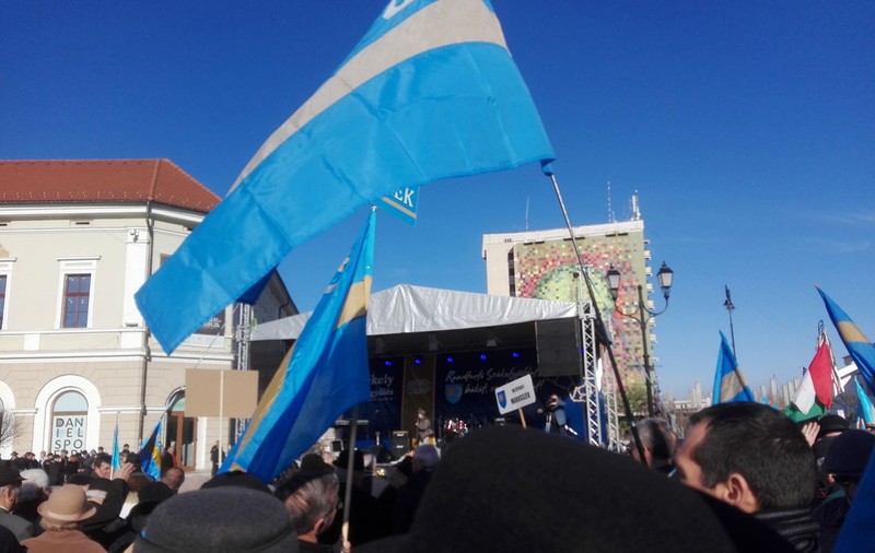 Mii de participanți la un miting pentru autonomia teritorială a Ținutului Secuiesc