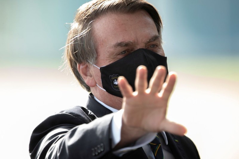 Președintele țării, Jair Bolsonaro, s-a opus în mod constant lockdown-urilor FOTO: EPA