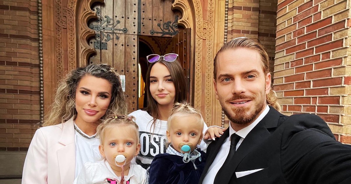 Alina și Ilan Laufer alături de copii