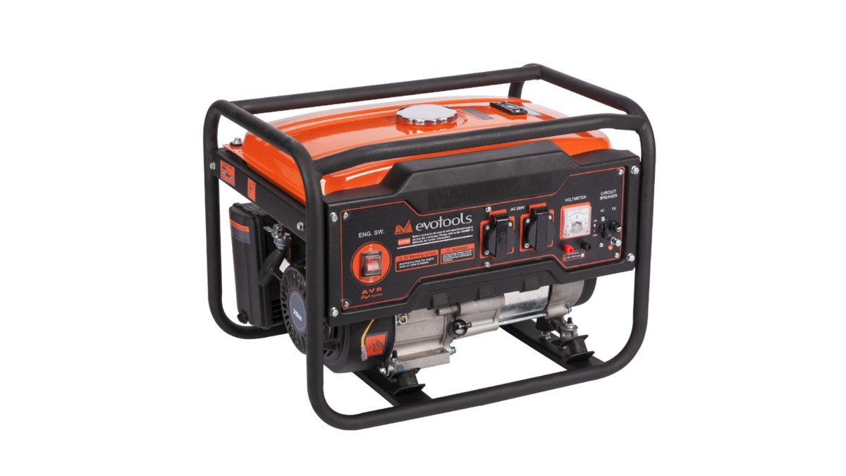 Generator electric portocaliu cu negru de la MatHaus