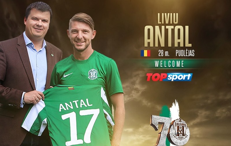 Liviu Antal a înscris două goluri pentru Jalghiris în campionatul Lituaniei | VIDEO