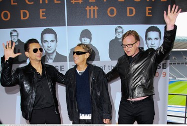Andrew Fletcher (dreapta), Martin Gore (mijloc) și Dave Gahan (stânga) | Foto: Hepta