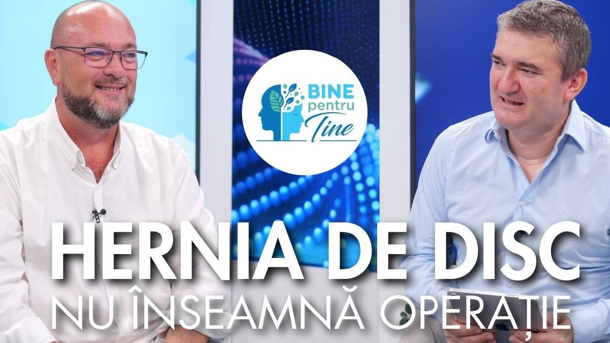 Dr. Vadim Palii ]n studioul Bine pentru tine la Libertatea, cu Dorin Chioțea