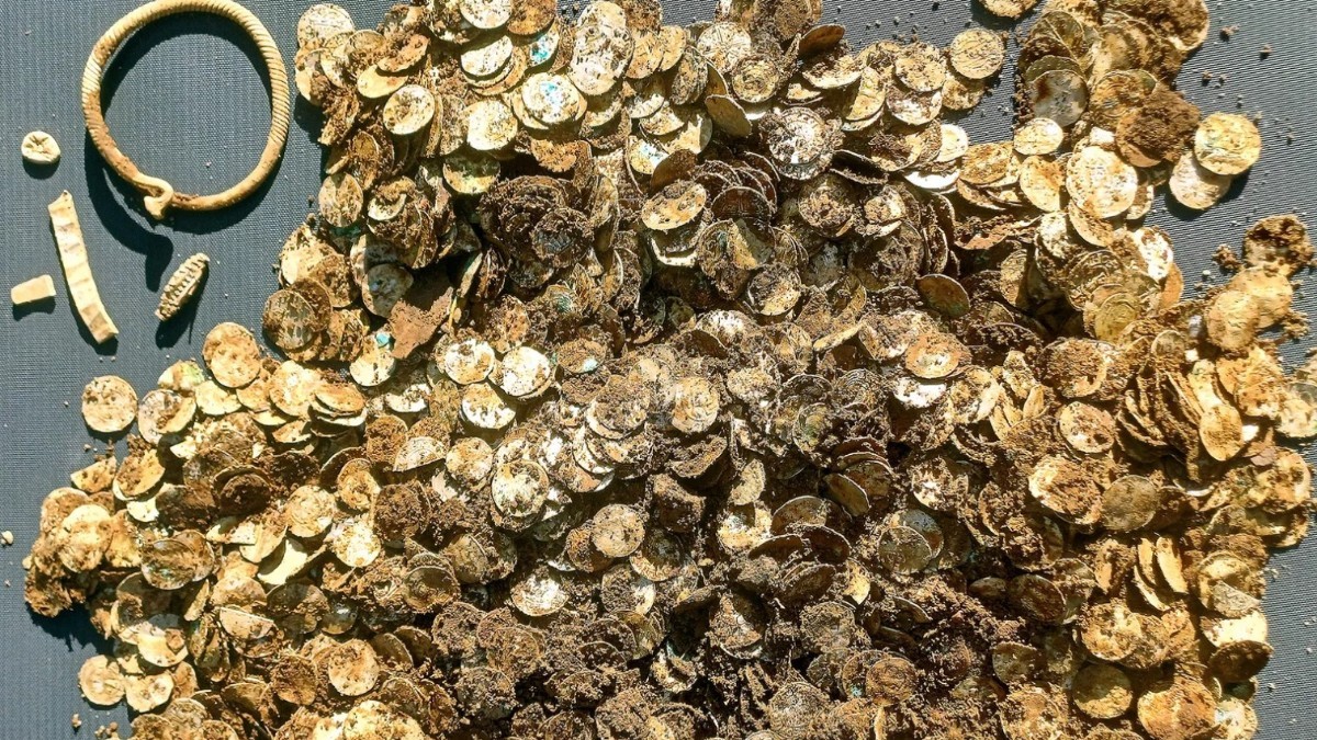Comoara de 4,5 kilograme de argint găsită în Finlanda