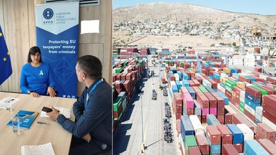 Colaj Kovesi, actiune Calipso, containere chinezesti