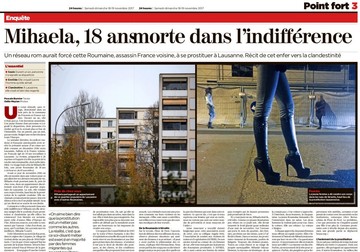 Presa elvețiană a relatat cazul Mihaelei