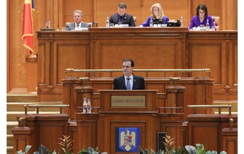 Decizia Parlamentului privind adoptarea moţiunii de cenzură, publicată în Monitorul Oficial