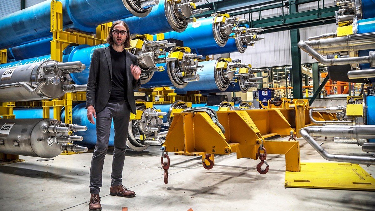 James Beacham la CERN. Sursa foto: arhiva personală