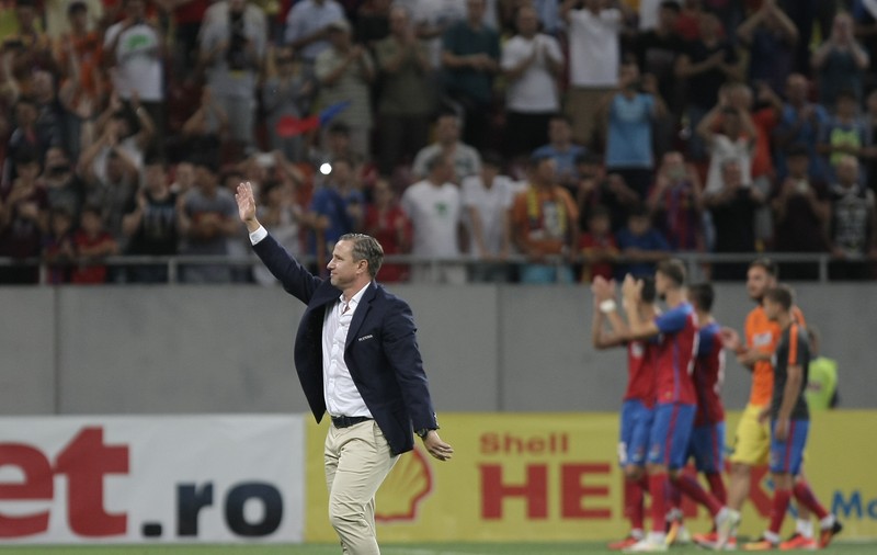 Steaua - Manchester City. Reghecampf: ”Am mai jucat contra lui Guardiola. Vom avea timp să punem la punct meciurile”