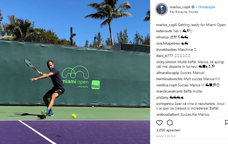 Marius Copil, dezbrăcat la plajă. Jucătorul de tenis, surprins cu ”prafuri” la Miami