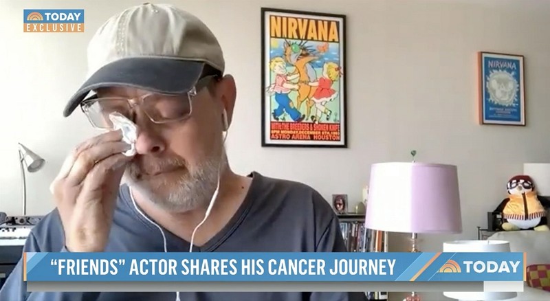 Actorul James Michael Tyler, în timpul emisiunii în care a dezvăluit că are cancer. Foto: Profimedia Images