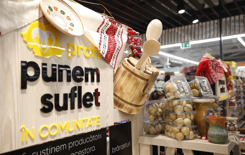 Raftul cu Bunătăți Locale în județul Olt