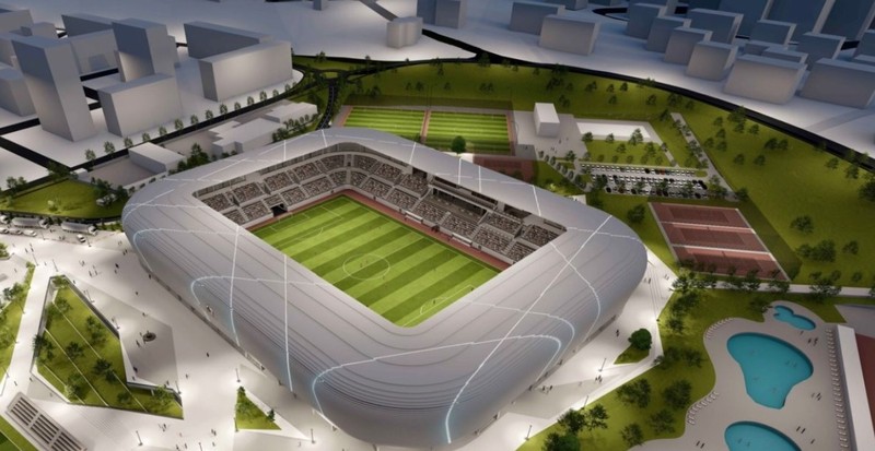 Viitorul stadion din Hunedoara. Foto: GSP