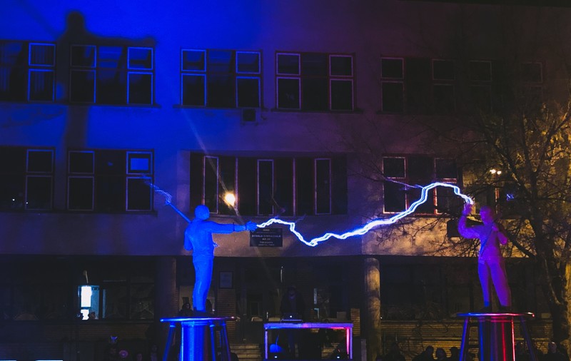 VIDEO&FOTO/ Războiul stelelor în orașul de pe Bega. ”Lorzii fulgerelor” fac spectacol în Timișoara