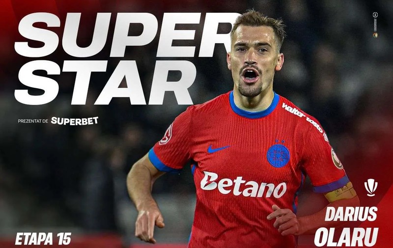În sfârșit, Olaru! Căpitanul campioanei este SuperStarul etapei a 15-a
