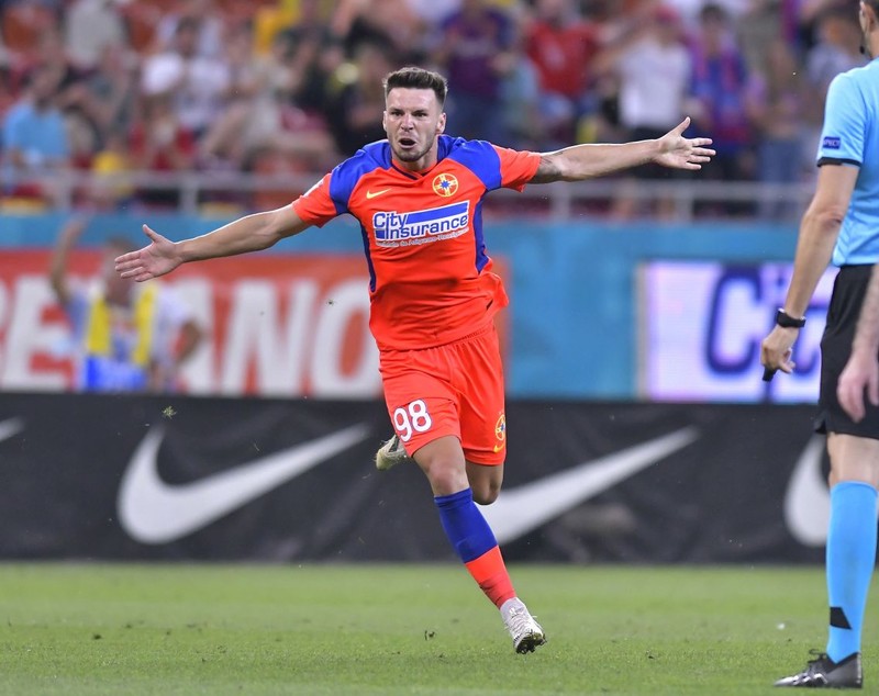 FCSB - Şahtior Karagandy 1-0, în prima manşă a turului II preliminar din Conference League