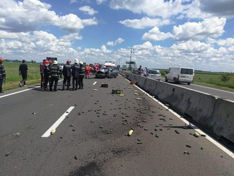Accident pe DN1, în zona Băicoi