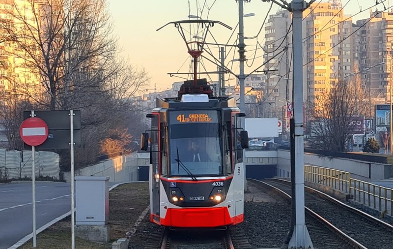 Tramvaiul 41 nu va circula în București timp de o săptămână. Care este motivul