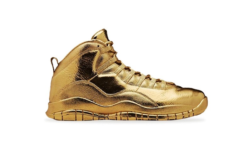 Solid Gold Ovo X Air Jordans