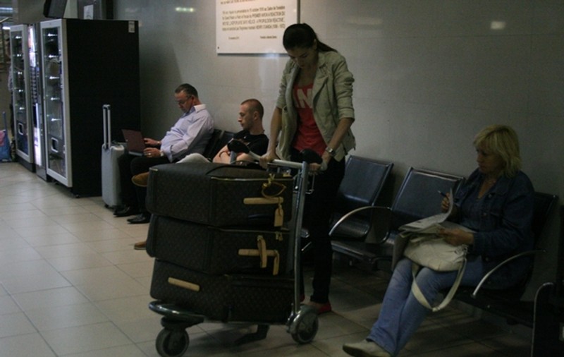 Foto | Monica Gabor a plecat din nou în SUA