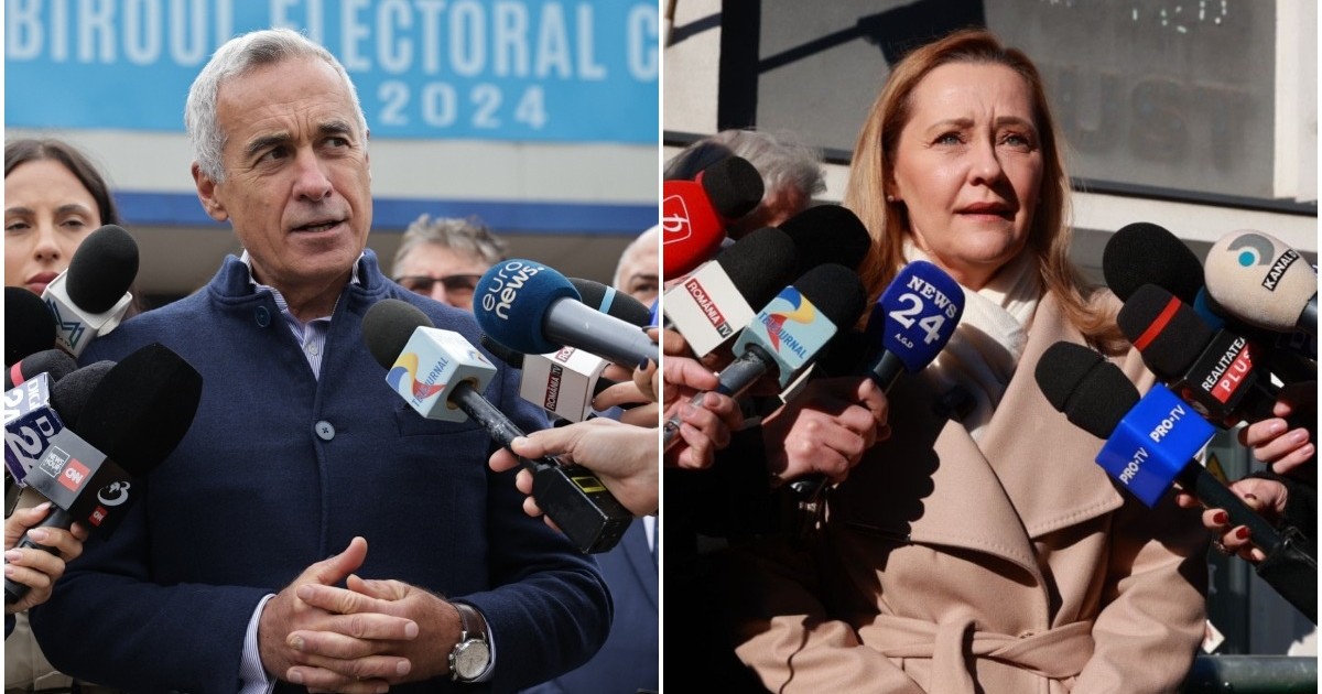 Călin Georgescu și Elena Lasconi,