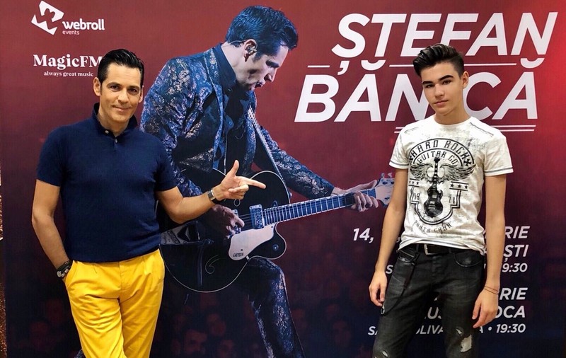 Ștefan Bănică jr e mândru că fiul îi calcă pe urme: "Îmi doresc să joc într-un spectacol alături de băiatul meu"