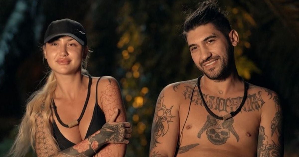 Delia Salchievici și Ian (Anghel Bogdan Georgian) la „Desafio: Aventura”, show difuzat de PRO TV