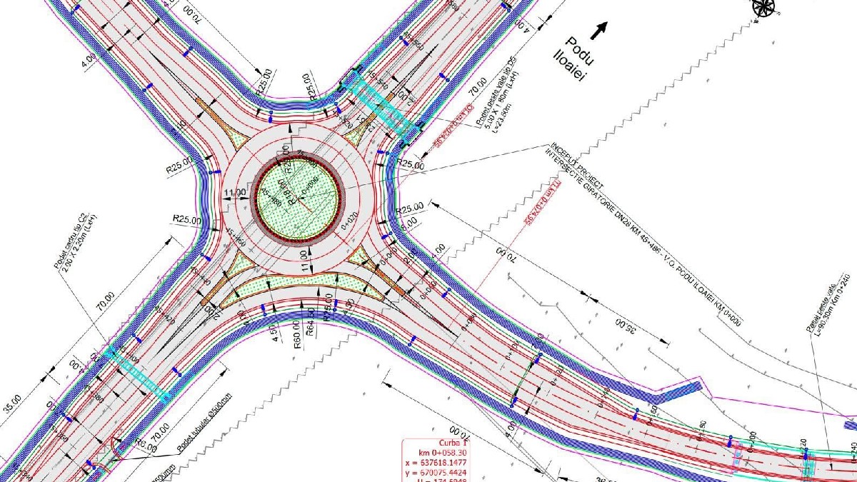 Centura de Ocolire a orașului Podu Iloaiei, un drum de conectivitate între DN 28 și Autostrada Unirii A8