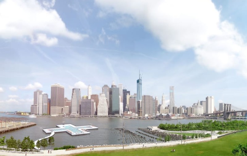 Piscina plutitoare din New York, un proiect aproape de realitate după 10 ani