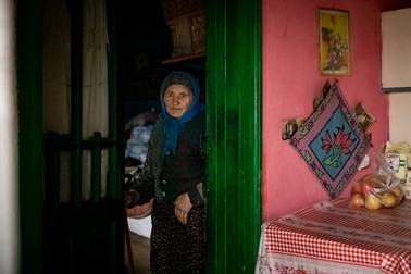 Maria Puflea are 82 de ani şi e văduvă de patru ani