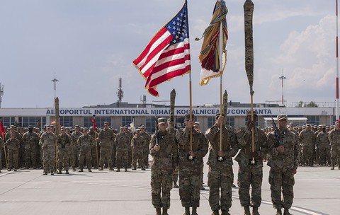 Soldați americani la baza Mihail Kogălniceanu. Poză cu caracter ilustrativ. Sursa foto: Getty Images