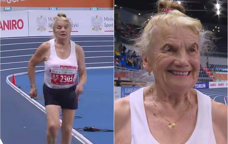 Campioana europeană Janina Rosinska aleargă la 90 de ani, deși are stimulator cardiac: „Am 800 de medalii”