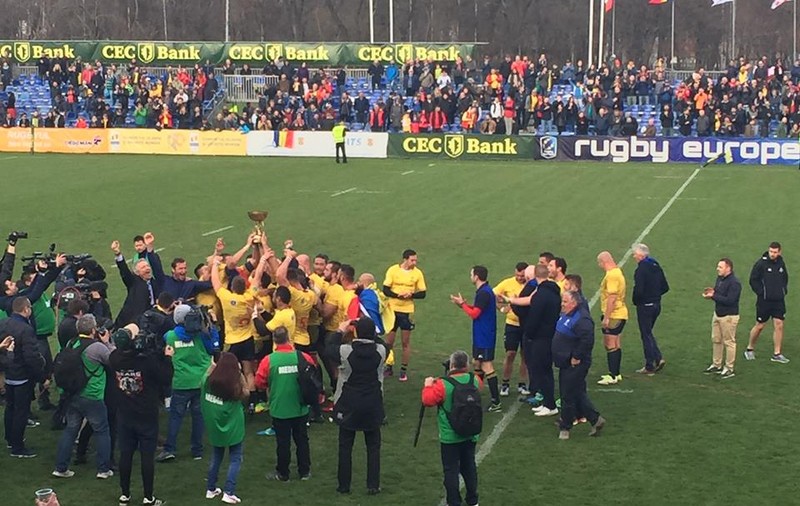 România - Georgia 8-7, în Rugby Europe Championship. “Stejarii” câștigă după șapte ani Cupa Antim Ivireanu, dar pierd trofeul european