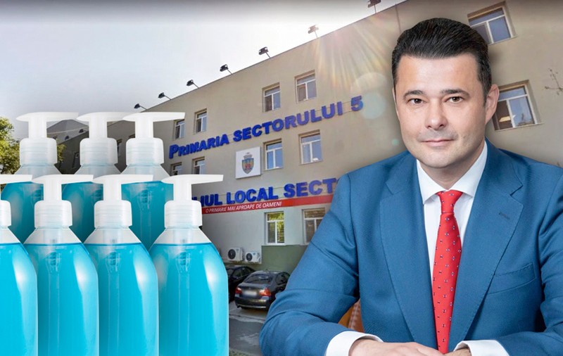 Primăria Sector 5 cumpără materiale sanitare și dezinfectanți la suprapreț de la o firmă cu zero angajați