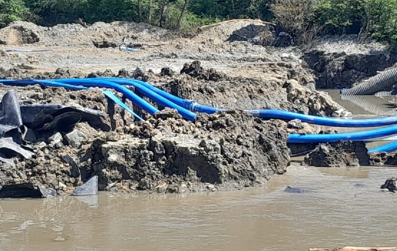 Patru localități din Mureș au rămas fără apă, din cauza salinității de la Praid