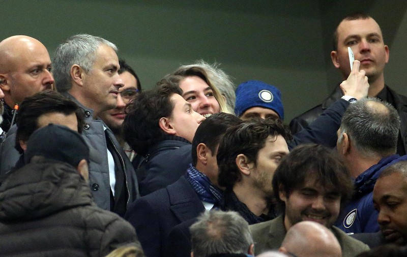 Jose Mourinho și-a făcut apariția la un meci din Serie A / GALERIE FOTO
