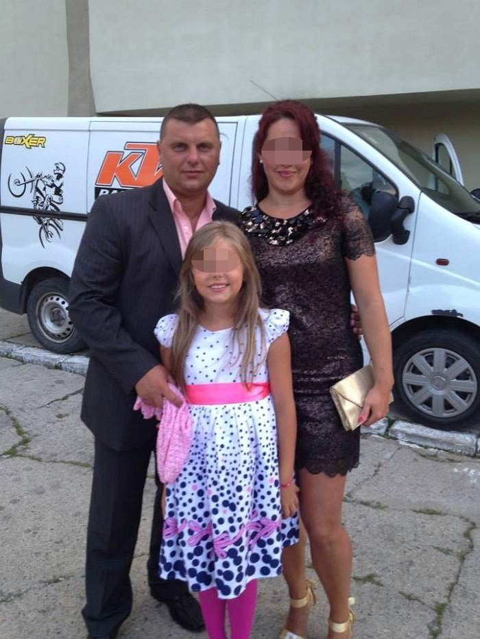 Imagine cu Gabriel Duleanţu, alături de familie