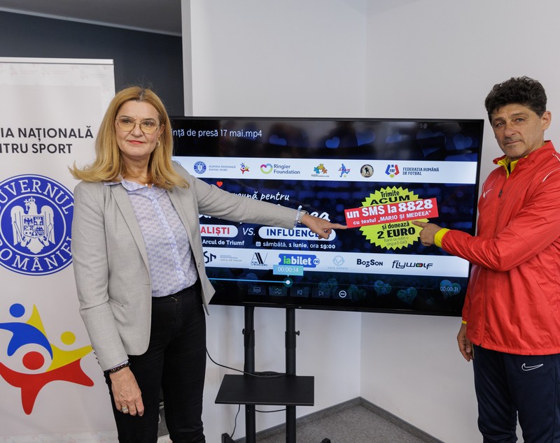 Legende ale sportului românesc s-au alăturat campaniei Fundației Ringier și vor disputa un meci caritabil. Frații Mario și Medeea, bolnavi de paraplegie, au nevoie de 1.200.000 de euro pentru tratamente în Australia