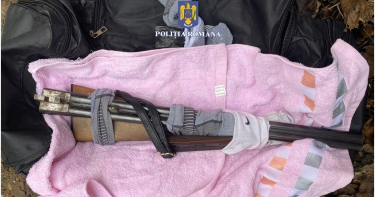 În Galați, un bărbat dat în urmărire pentru ultraj, a fost prins de poliţişti în timp ce încerca să vândă o armă de vânătoare şi cartuşe