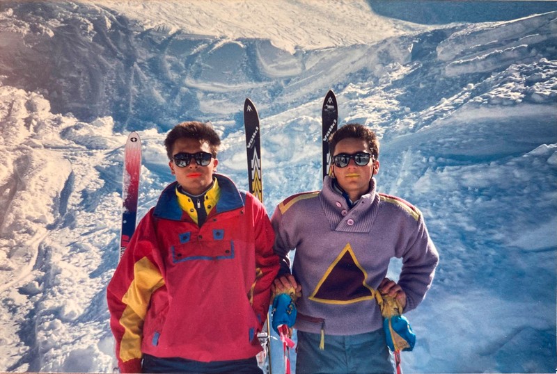 Dan&nbsp;Staner&nbsp;(stânga) și prietenul său cel mai bun au fost măturați de avalanșă, în 1995 | Foto: L'Illustré