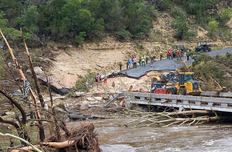 Distrugeri provocate de inundațiile din Texas Foto: Profimedia