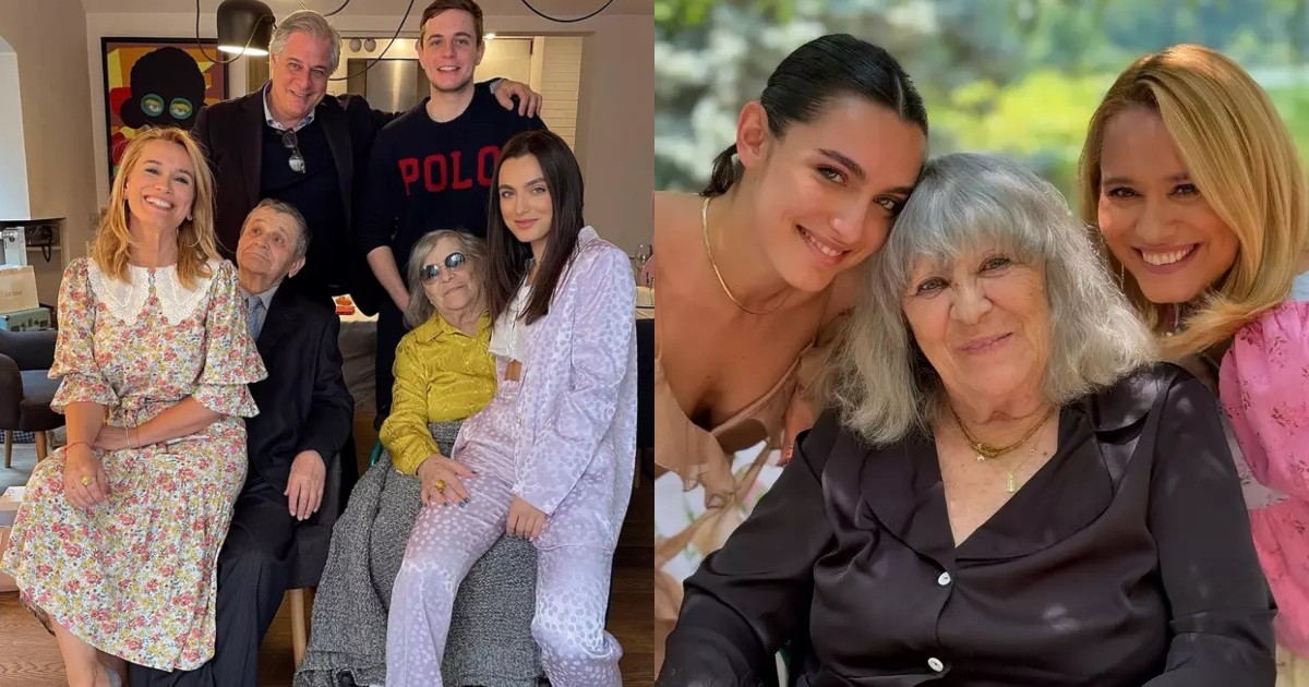 Andreea Esca alături de familia ei