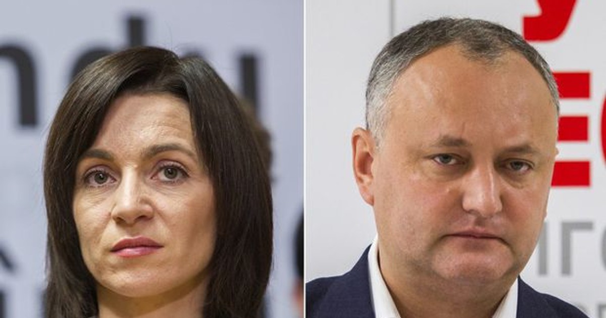 rezultate alegeri-republica moldova Maia Sandu Igor Dodon