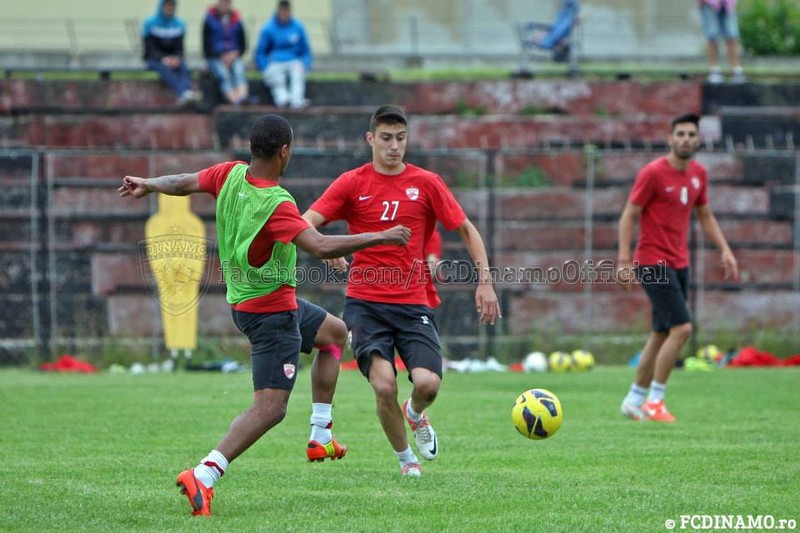 Dinamoviştii trag tare la antrenamente FOTO: fcdinamo.ro