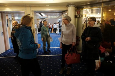 Nava găzduiește în special femei și copii care au fugit din Ucraina după declanșarea invaziei rusești | Foto: EPA